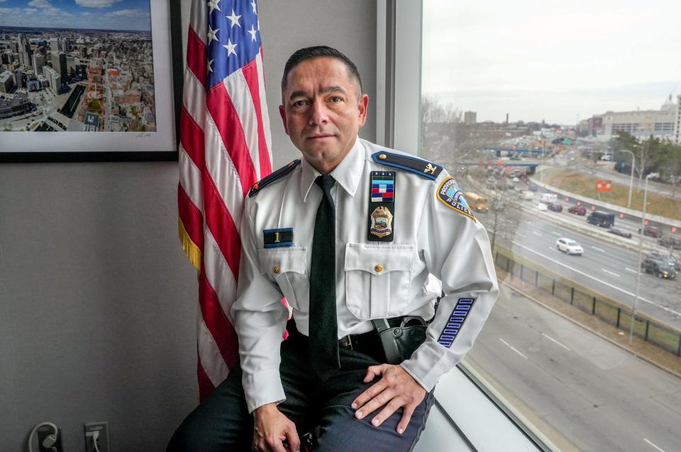 Oscar Perez is the Chief of the Providence Police Department.