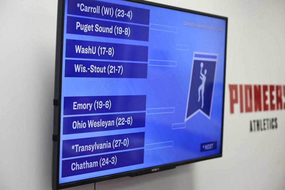 The Pioneers will welcome Chatham, Emory and Ohio Wesleyan to the Clive M. Beck Center this weekend for the opening rounds of the NCAA DIII Tournament. Silas Walker/swalker@herald-leader.com