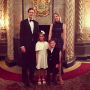 <p>America's first daughter went for a much more formal look for her NYE portrait with hubby Jared Kushner and their kids.</p>