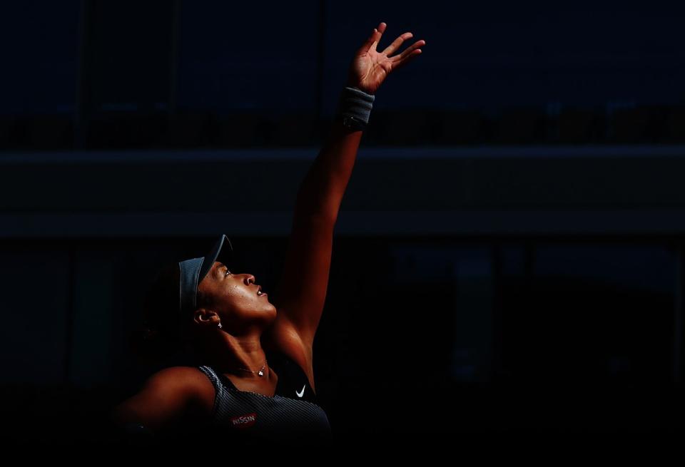 Naomi Osaka's brave struggle with her mental health is bigger than press obligations. (Photo by Julian Finney/Getty Images)