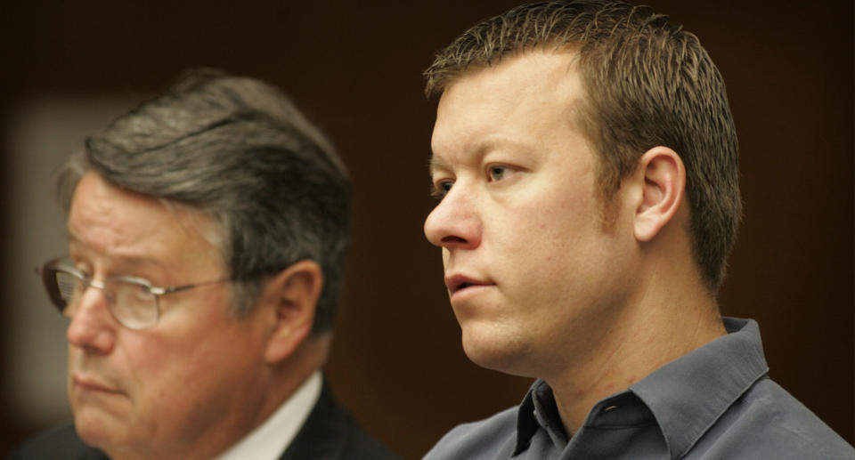 Paul Flores is pictured in court in 2006.