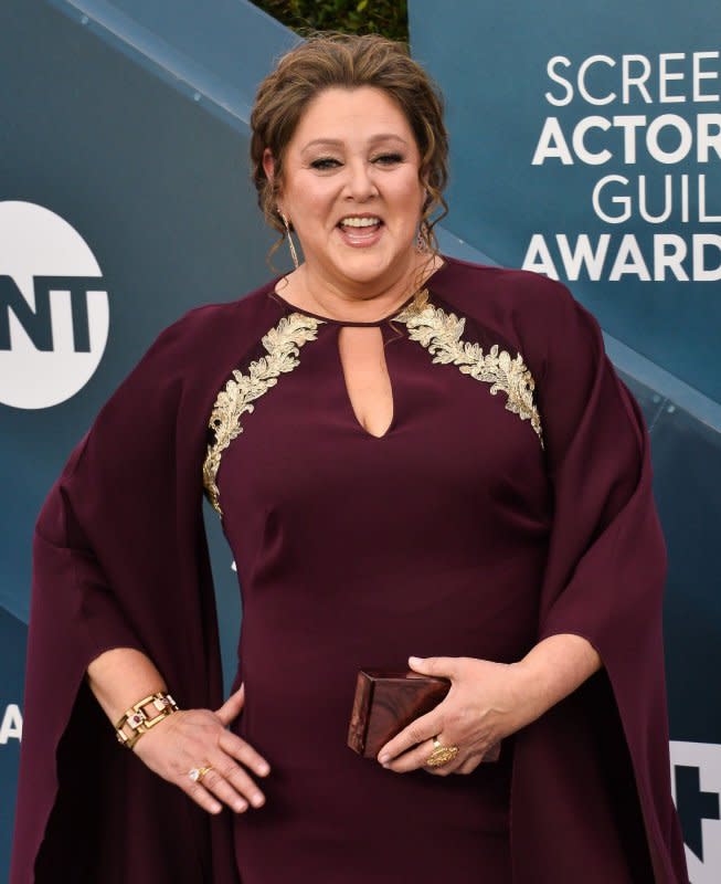 Camryn Manheim arrives for the 26th annual SAG Awards held at the Shrine Auditorium in Los Angeles on January 19, 2020. The actor turns 63 on March 8. File Photo by Jim Ruymen/UPI