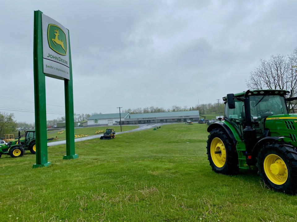 Smith's Implements at 12258 Buchanan Trail West, Mercersburg, Pa., is one of the four locations being acquired by Atlantic Tractor.