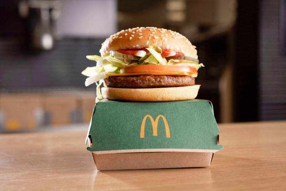 McDonald's McPlant burger