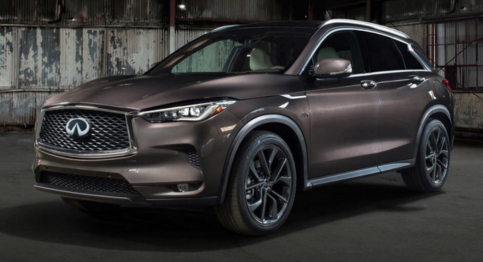 Infiniti 準備推出全新 QX50 休旅車，日前才剛剛發布車頭局部預告圖，隨即又在近日公布外觀廠圖。