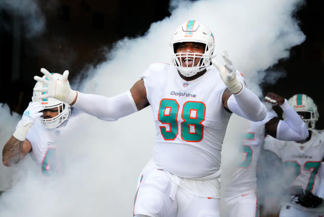 Dolphins DL Raekwon Davis has jersey swap planned for Week 2 vs