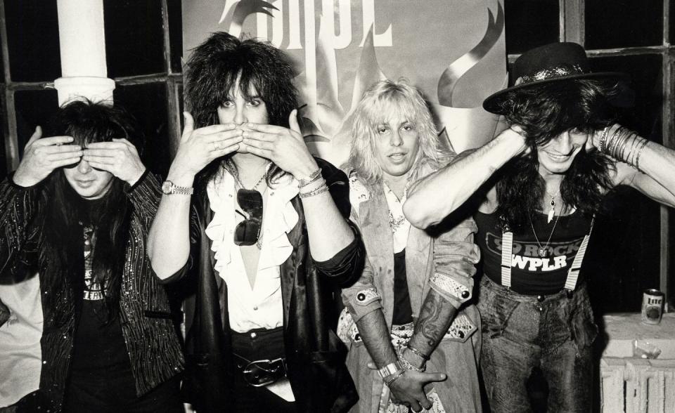 <p>Mötley Crüe's hard-partying and drug-fueled ways reportedly almost shattered the band, until their managers pulled an intervention. All the band members eventually went to rehab, except Mars who cleaned up on his own.</p>