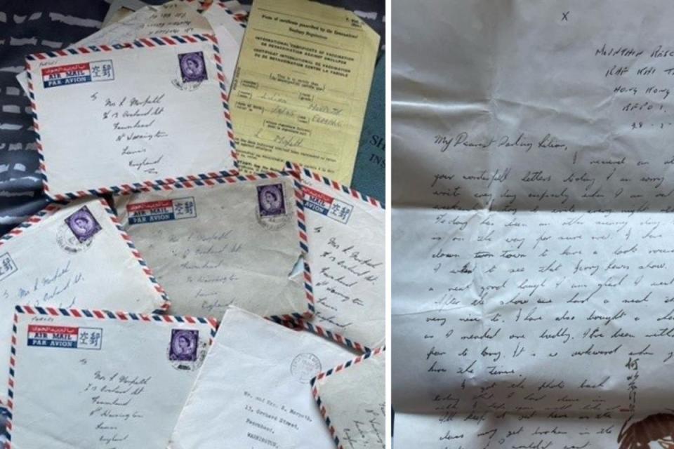 An appeal has started to find the family of the lady who these war letters are addressed to <i>(Image: Newsquest)</i>