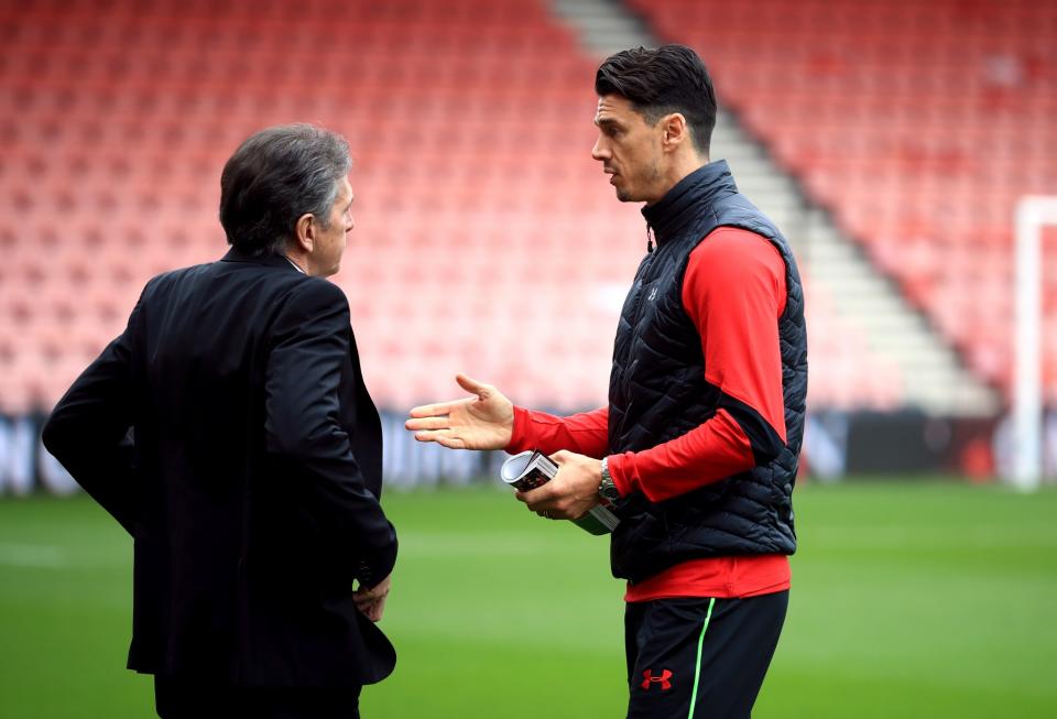 Jose Fonte and Claude Puel are at loggerheads 