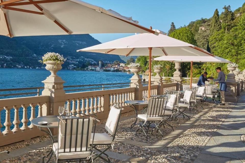 <p>For top-class sophistication and seclusion, you'll want to check out <a href="https://www.goodhousekeepingholidays.com/offers/lake-como-blevio-mandarin-oriental-hotel" rel="nofollow noopener" target="_blank" data-ylk="slk:Mandarin Oriental;elm:context_link;itc:0;sec:content-canvas" class="link ">Mandarin Oriental</a>'s first Italian hotel in Blevio, on the shore of Lake Como.</p><p>Nestled in a verdant botanical park, it has nine separate 19th century villas, where the exquisite décor shows a combination of Italian and Chinese influences.</p><p>You'll find top-class food in the beautiful setting of top-notch restaurant L˜ARIA, the CO.MO Bar & Bistrot and the Pool Bar next to the hotel’s pool which floats on the surface of the lake. </p><p><a class="link " href="https://www.goodhousekeepingholidays.com/offers/lake-como-blevio-mandarin-oriental-hotel" rel="nofollow noopener" target="_blank" data-ylk="slk:READ OUR REVIEW AND BOOK;elm:context_link;itc:0;sec:content-canvas">READ OUR REVIEW AND BOOK</a></p>