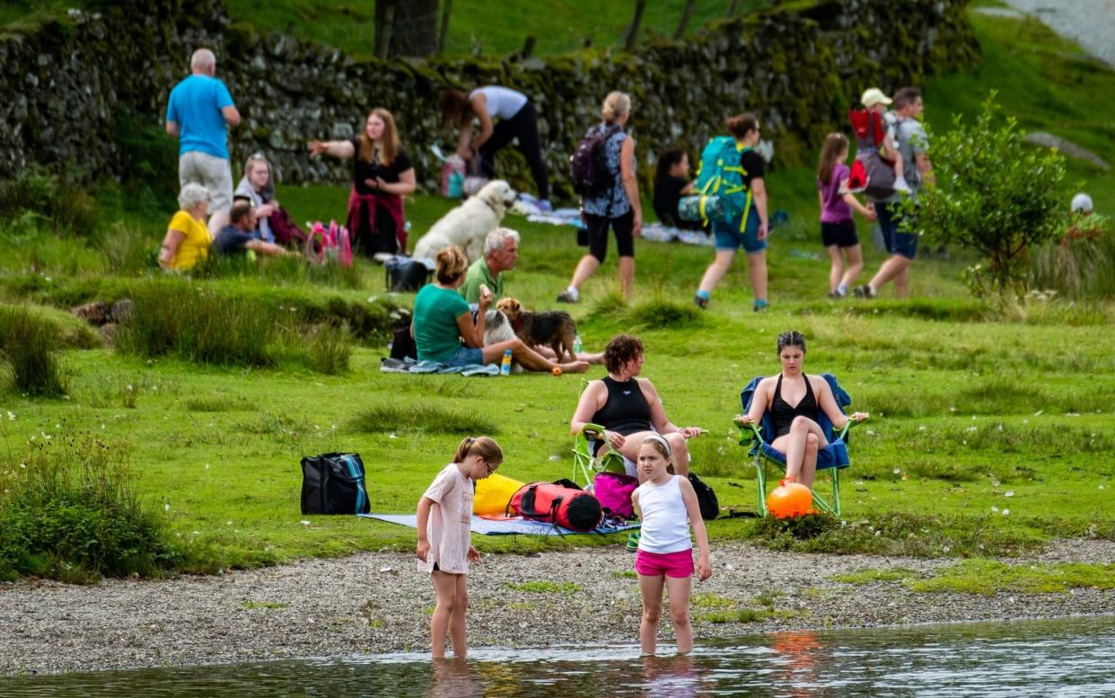Holidaymakers enjoying themselves in the Lakes - Stuart Nicol
