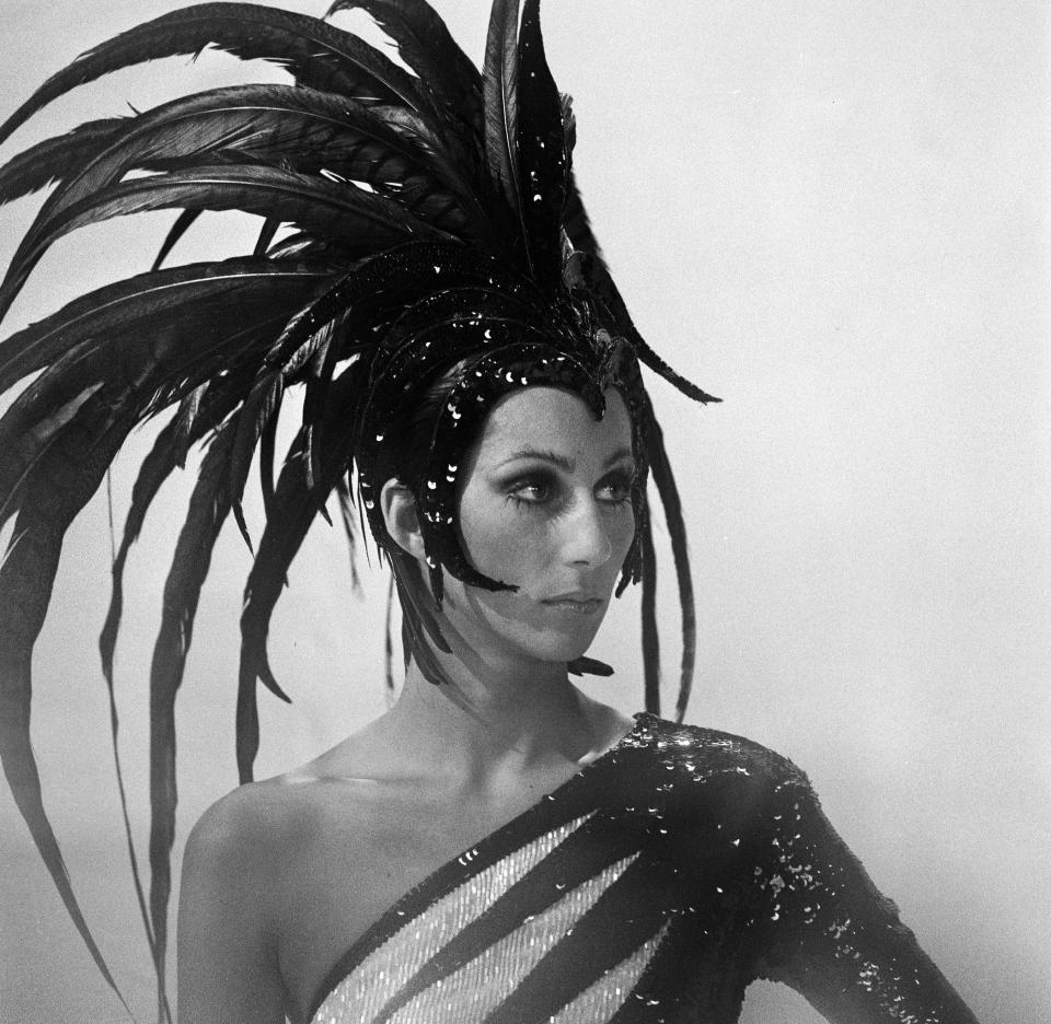 Promotional portrait of Cher for "The Sonny &amp; Cher Comedy Hour."