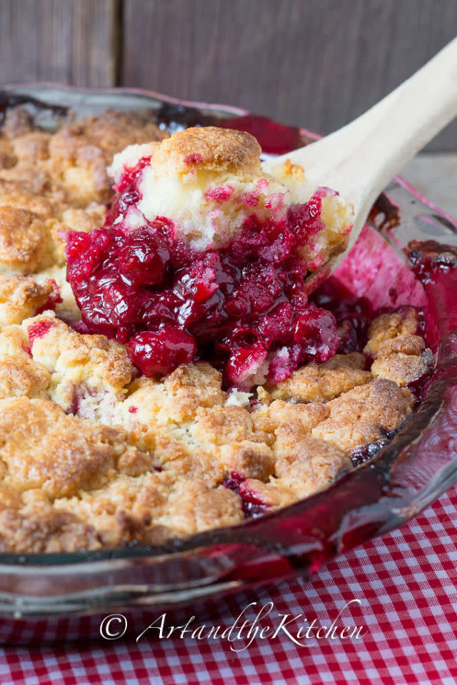 Sour Cherry Cobbler