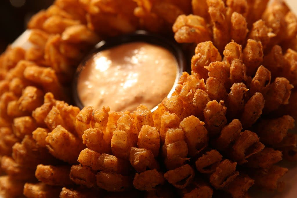 appetizer bloomin onion at outback steakhouse