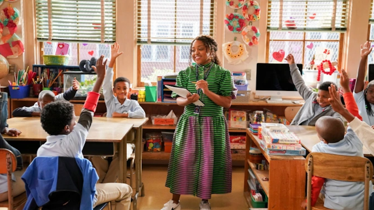 The hit TV show 'Abbott Elementary' explores a variety of issues in education. <a href="https://deadline.com/2022/07/abbott-elementary-season-2-episode-count-full-season-abc-comic-con-quina-brunson-1235074396/" rel="nofollow noopener" target="_blank" data-ylk="slk:ABC;elm:context_link;itc:0;sec:content-canvas" class="link ">ABC</a>