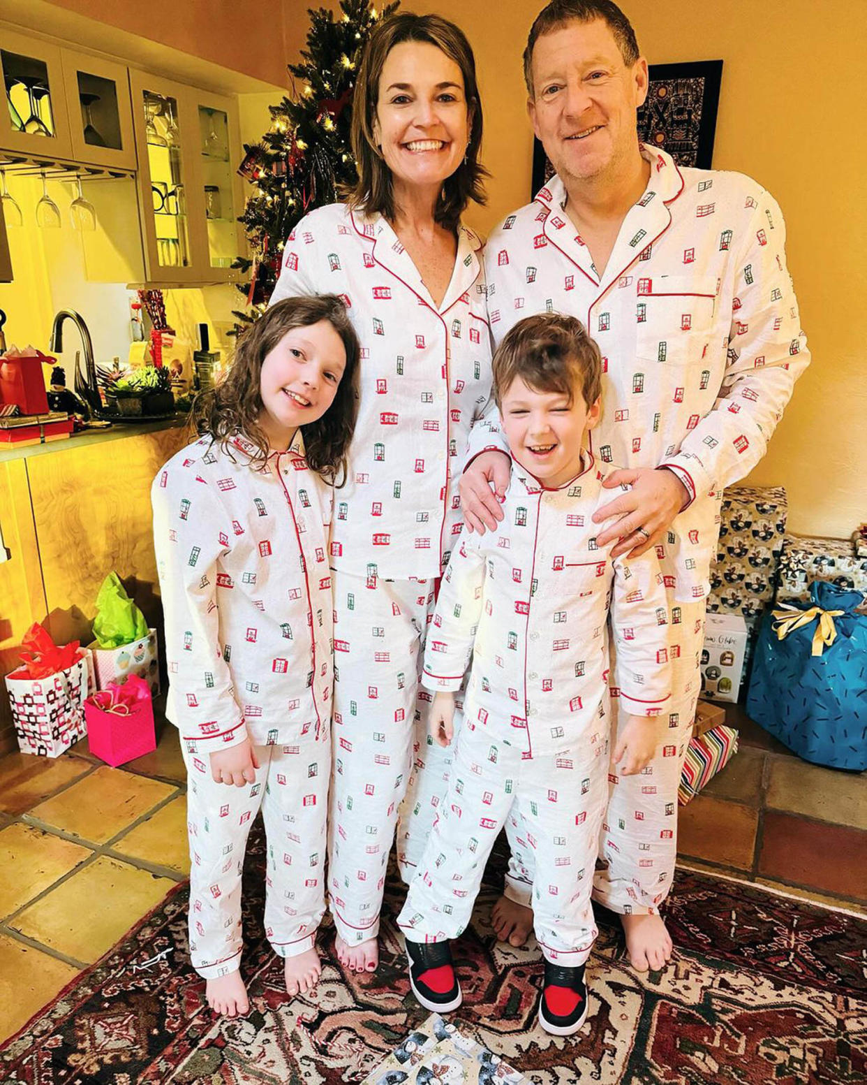 Savannah Guthrie’s family is twinning in holiday PJs in festive pic