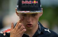 Red Bull's Max Verstappen of the Netherlands is seen in the paddock ahead of the Singapore F1 Grand Prix Night Race in Singapore, September 15, 2016. REUTERS/Jeremy Lee