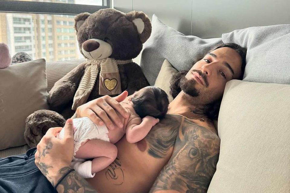 <p>Maluma/Instagram</p> Maluma and daughter Paris