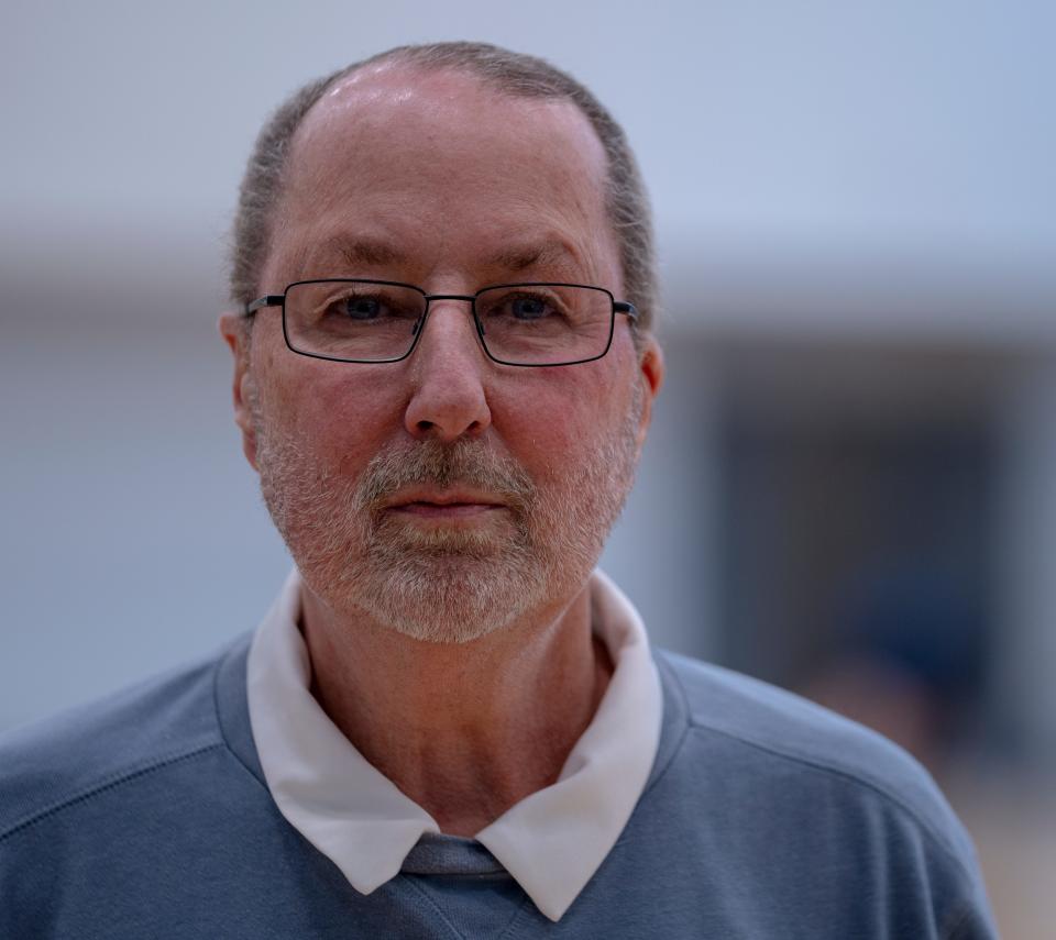 David Benner is retiring at the end of the week as the longtime Director of Media Relations for the Indiana Pacers, Monday, April 4, 2022. 