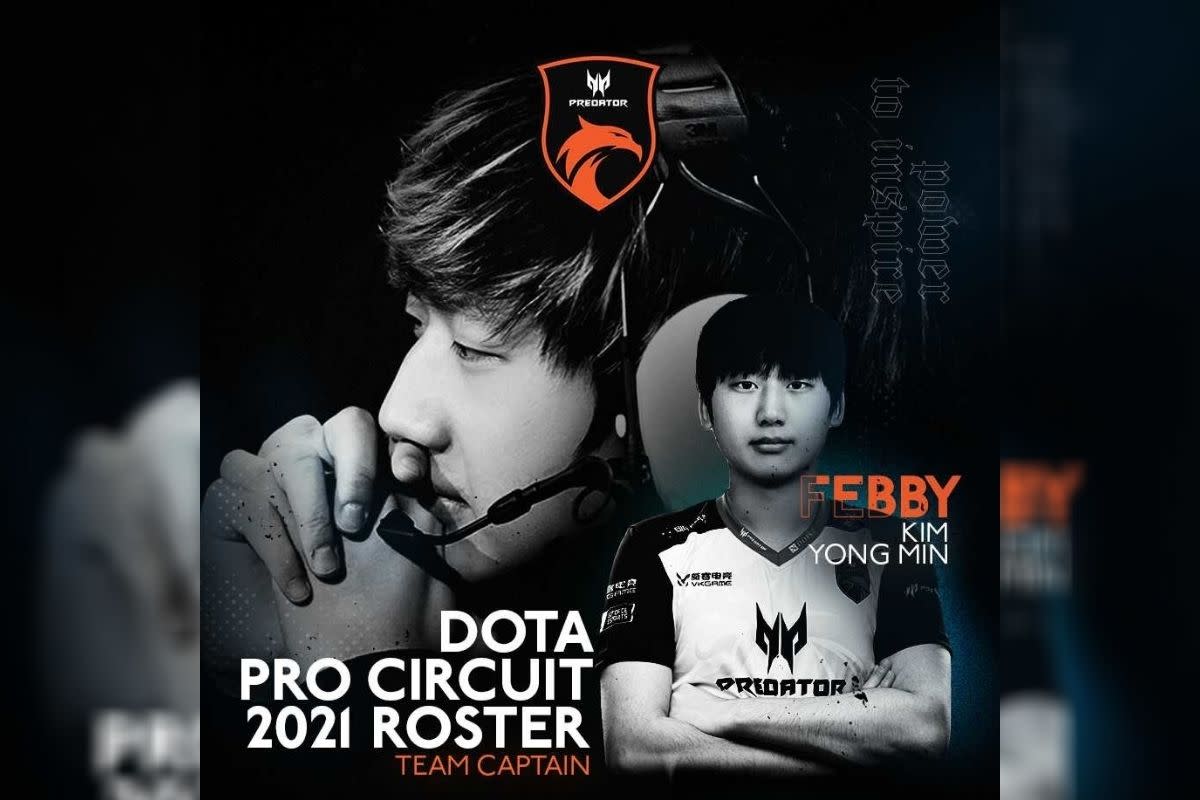 TNC Predator shifts Kim "Febby" Yong-min from coach to a playing position and team captain. (Photo: TNC Predator Facebook)