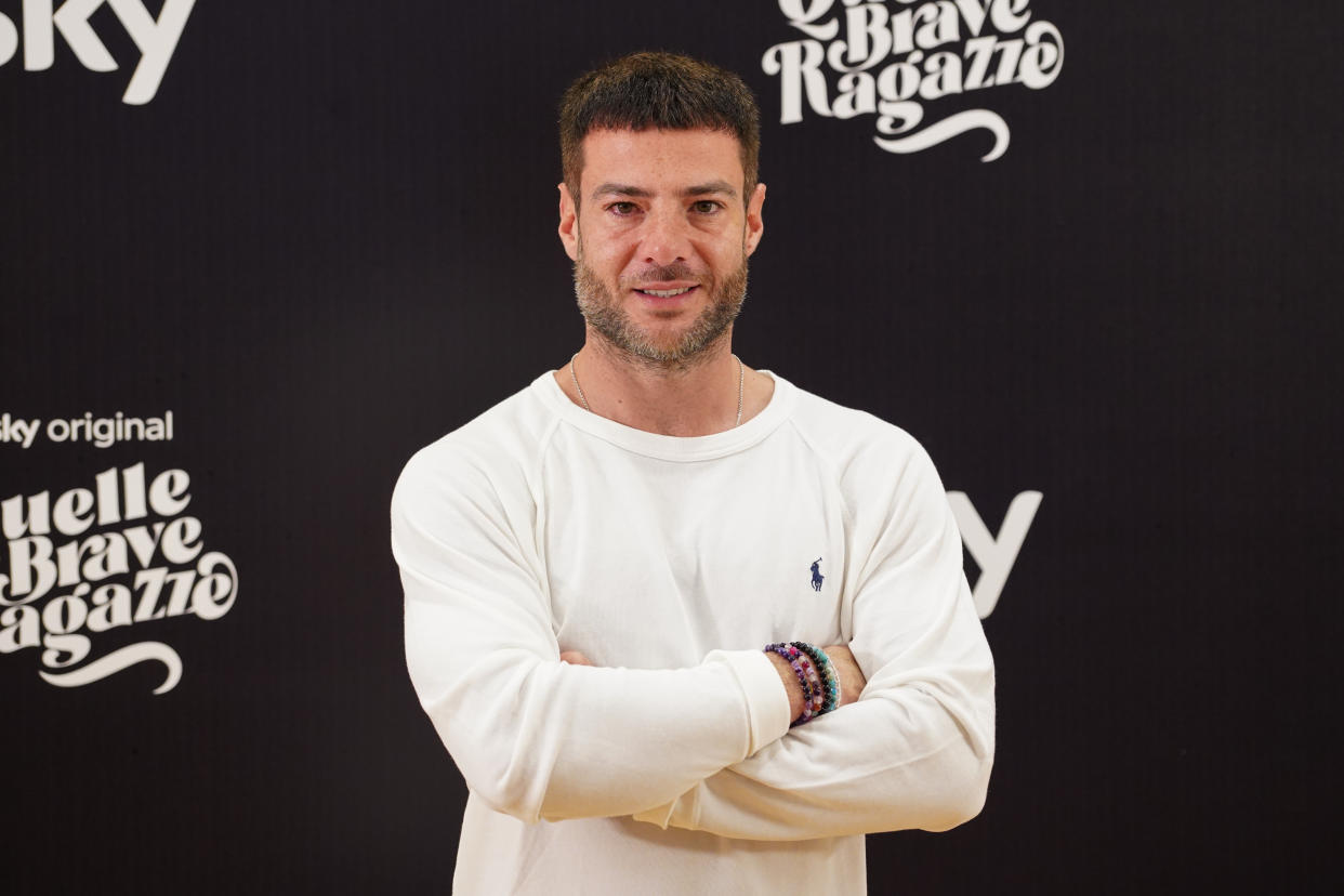 The former Italian-Spanish footballer Alessandro Livi during the Photocall at the Teatro Gerolamo for the launch of the Sky TV show Quelle brave donne, where he will be the handyman driver. Milan (Italy), May 9th, 2022 (photo by Marco Piraccini/Archivio Marco Piraccini/Mondadori Portfolio via Getty Images)