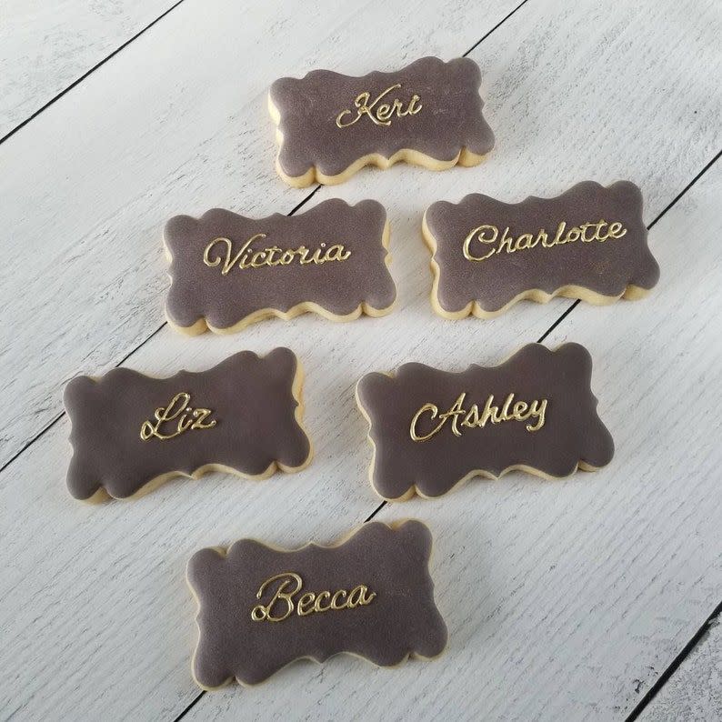 24) Placecard Cookies