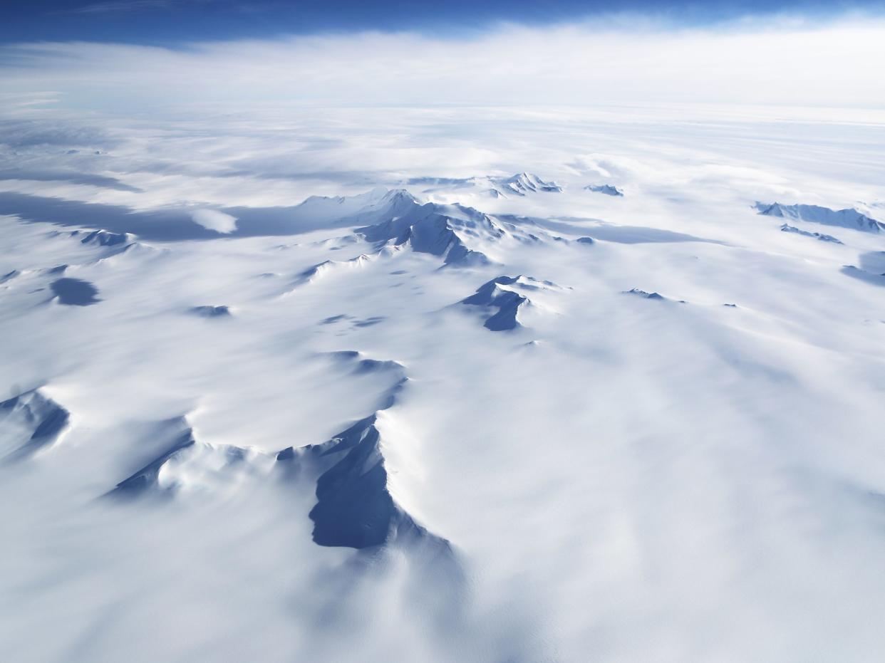 A hidden heat source underneath the Earth seems to be melting Antarctica from below (getty)