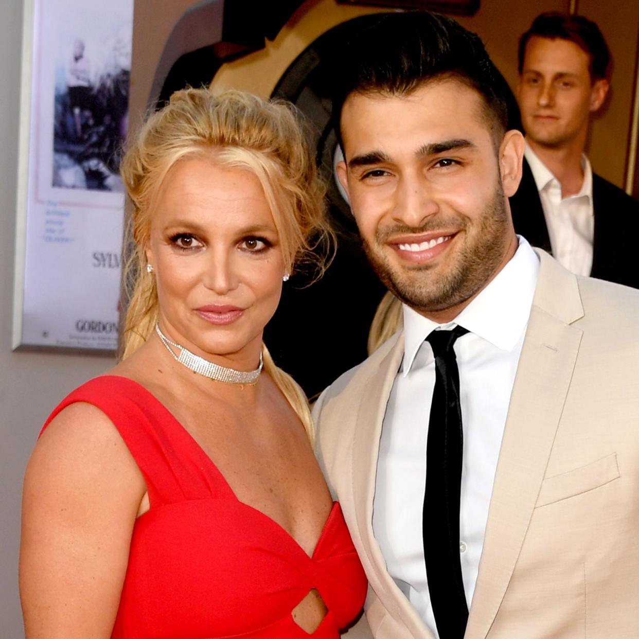  Britney Spears and Sam Asghari. 