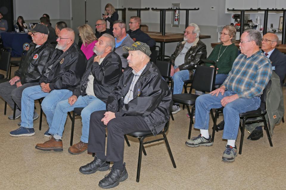 A roundtable on veterans' issues was held at VFW Post 2947 in Fremont on Thursday.