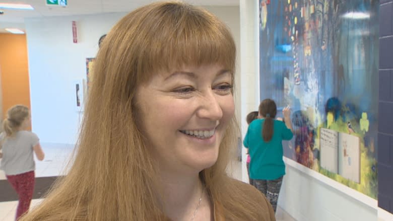 Interactive mural at Saint John school encourages students to make their mark