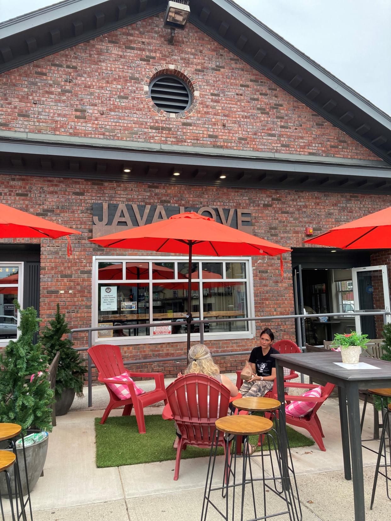 Java Love in Suffern features more than coffee. There are also plenty of light bites and in warm weather, alfresco seating.