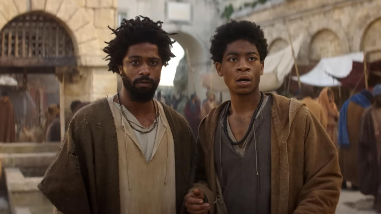  LaKeith Stanfield and RJ Cyler in The Book of Clarence. 