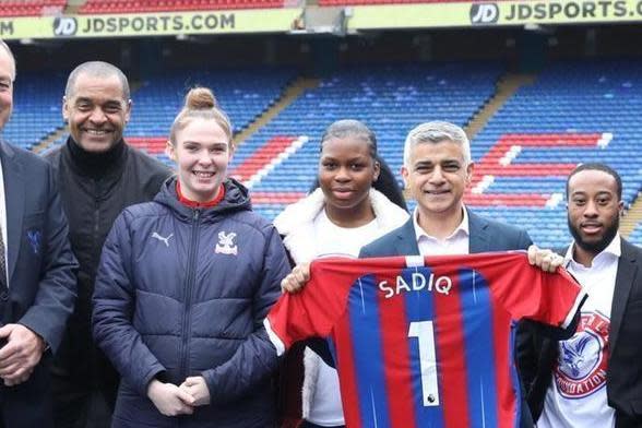 Fears: former footballer Mark Bright, left, pictured with London Mayor Sadiq Khan