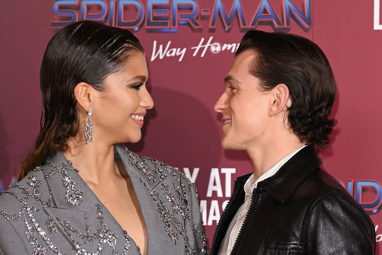 Tom Holland junto a Zendaya