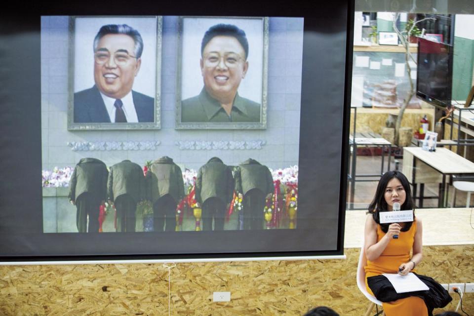李晛瑞目前在世界各地演講，呼籲世人關注北韓人權問題。