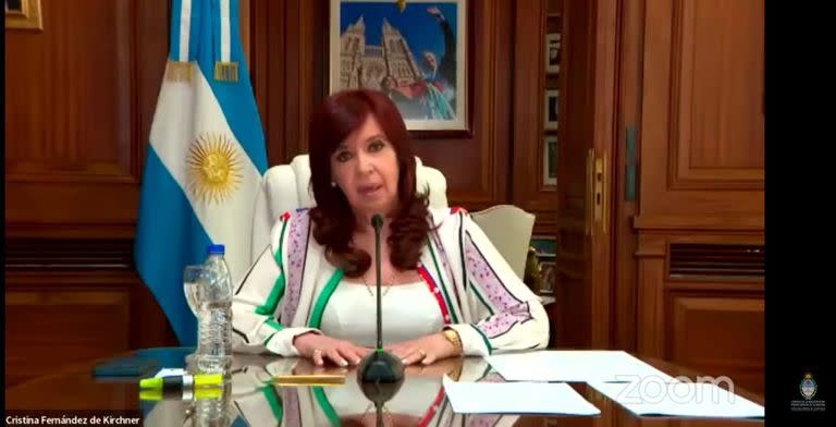 Cristina Fernández atacó a María Eugenia Vidal durante su último discurso ante los jueces del TOF que llevan adelante la causa Vialidad.