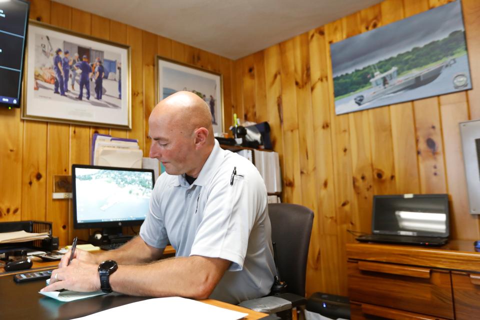 Isaac Perry long time Marion Harbormaster is the new Mattapoisett Harbormaster, a town he grew up in.