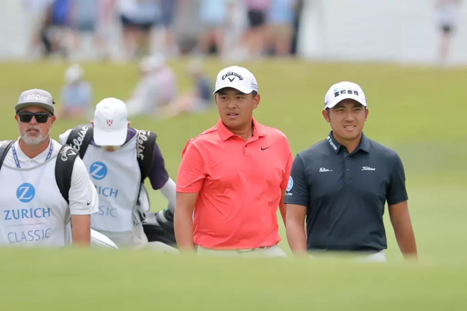 台灣好手潘政琮與俞俊安，在週六的第三輪移動日中一同登場。Getty Images