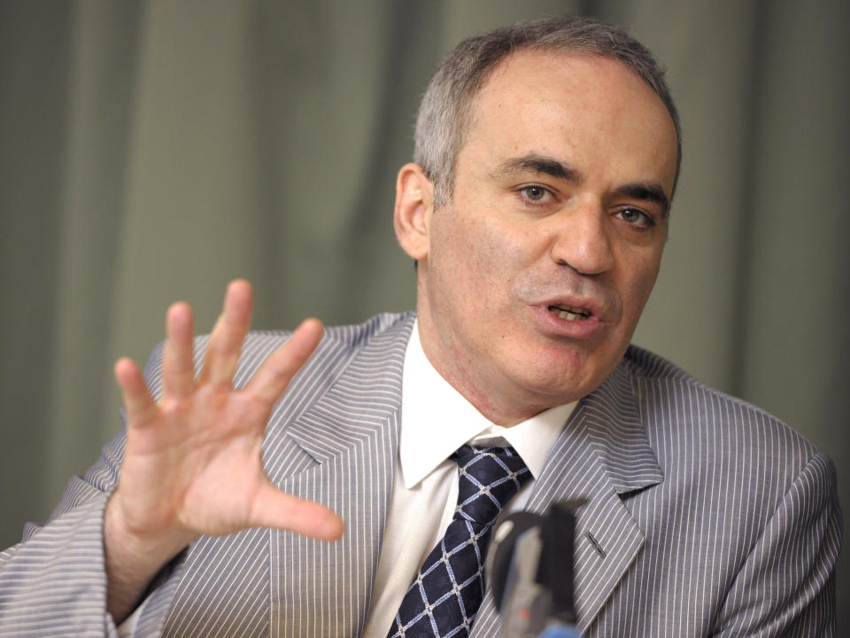 Former chess world champion Garry Kasparov said he's concerned that Americans are allowing Trump to turn the U.S. into Russia. (Photo: STR New / Reuters)