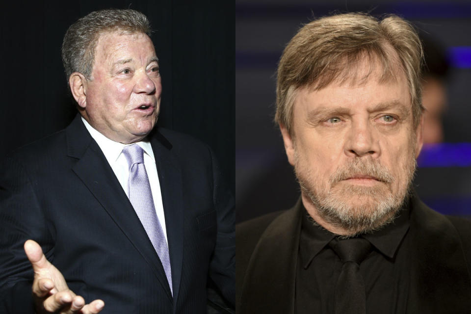 Shatner vs. Hamill (Credit: AP)