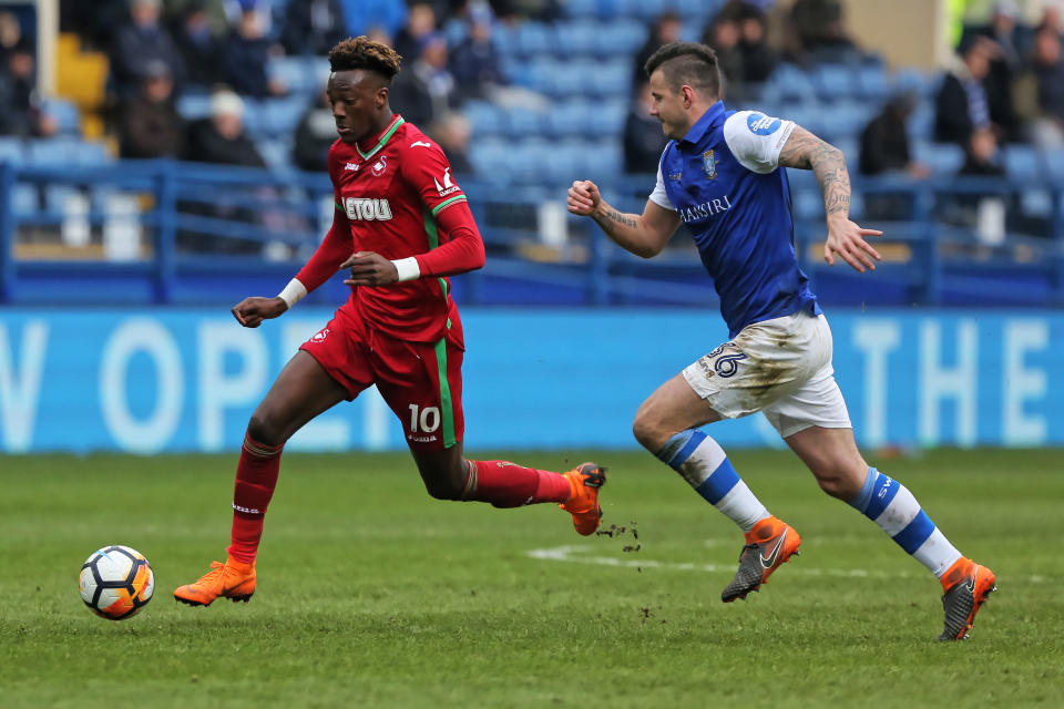 Neither Tammy Abraham or Swansea could put away a chance against Sheffield, resulting in a 0-0 draw