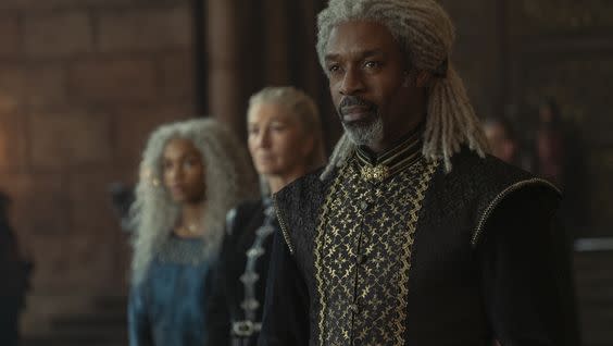 Wil Johnson as Ser Vaemond Velaryon. (Photo: Ollie Upton/HBO)