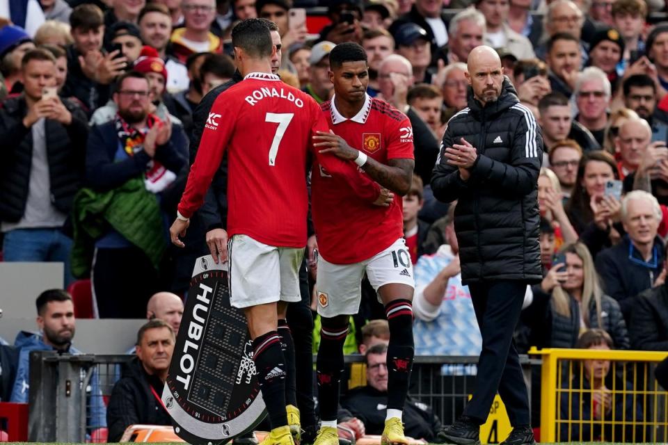 Marcus Rashford has wished Cristiano Ronaldo well (Martin Rickett/PA) (PA Wire)