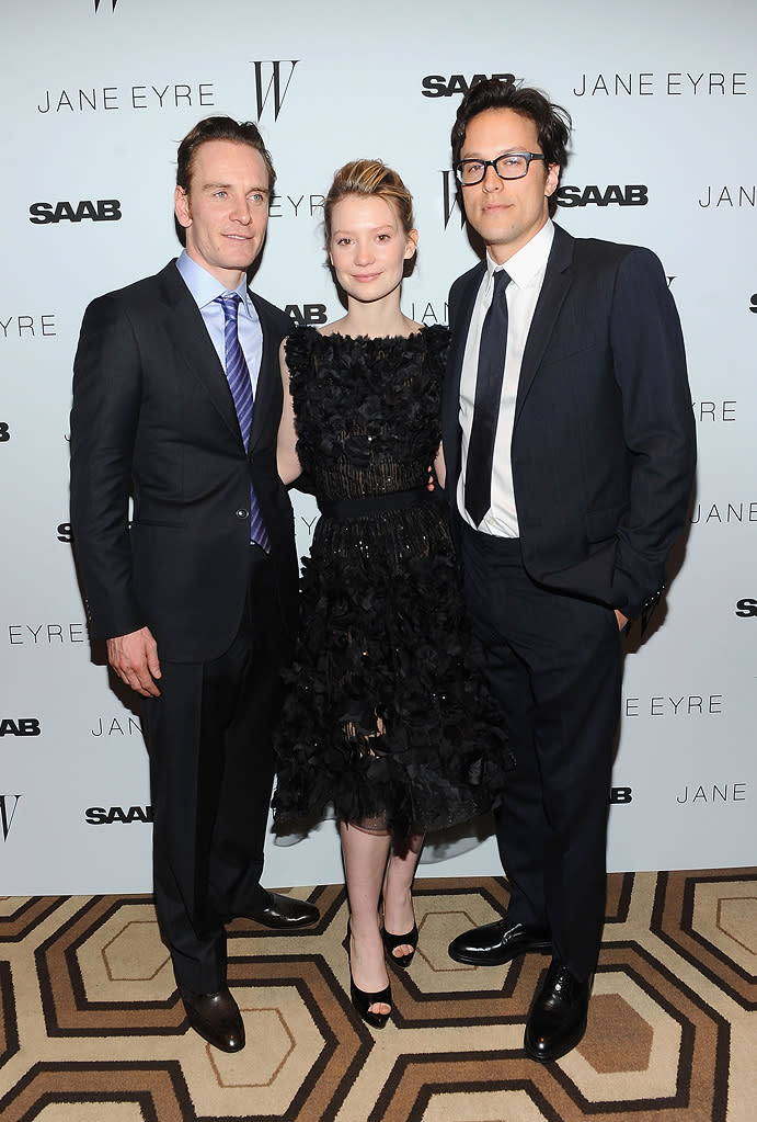 Jane Eyre 2011 NYC Premiere Michael Fassbender Mia Wasikowska Cary Fukunaga