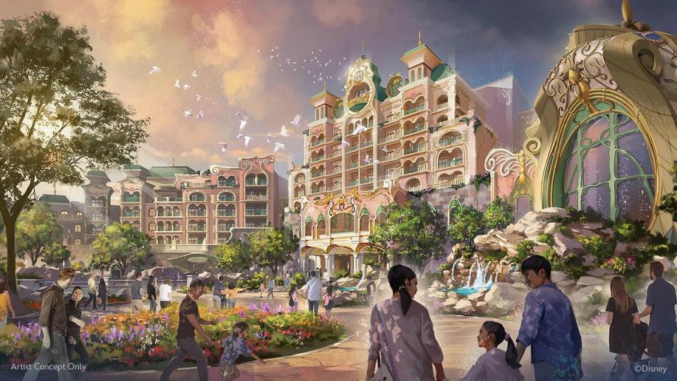 迪士尼海洋新園區Fantasy Springs 圖片來源：https://www.tokyodisneyresort.jp/tc/hotel/fsh.html