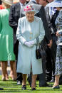 <p>The Queen looked delighted as she made her way into Ascot racecourse for day two. Photo: Getty Images </p>