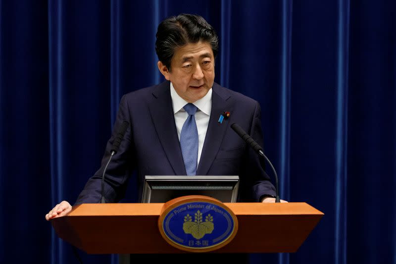 FILE PHOTO: Japan Prime Minister Abe to visit hospital again on Monday - Yomiuri