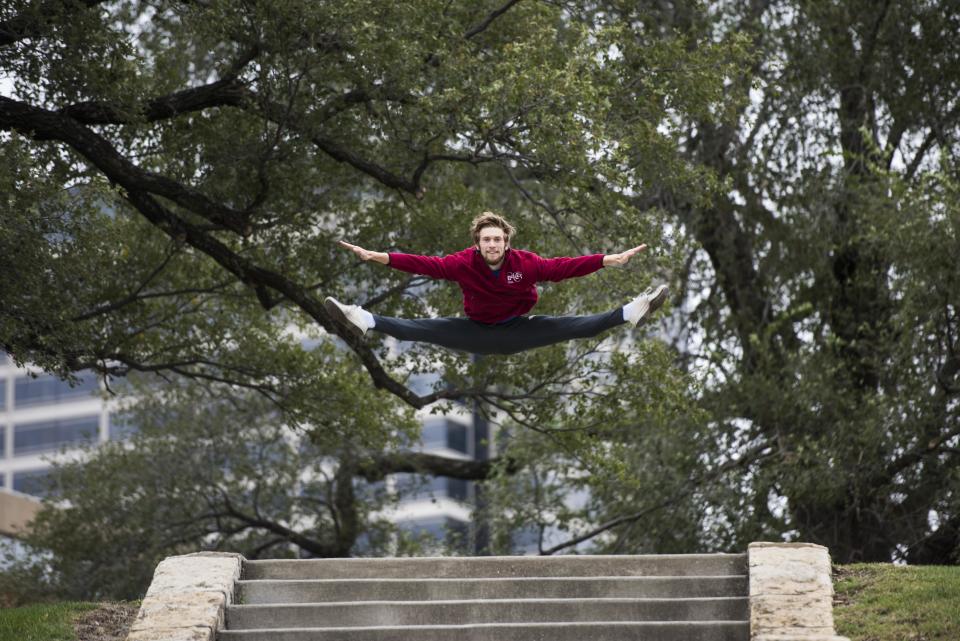 Dancer Gavin Abercrombie&nbsp;dances in Kansas City.