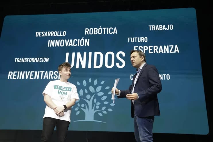 Mateo Salvatto, fundador de la empresa que desarrolló la app 