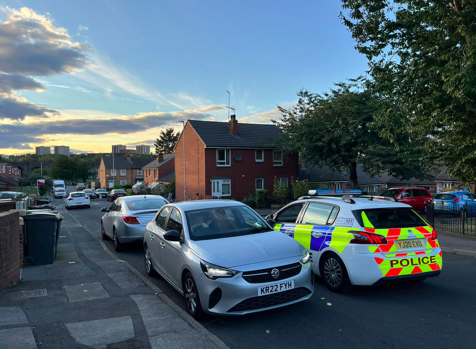 The house in Cross Ingram Road was cordoned off after police arrived on Thursday. (Reach)